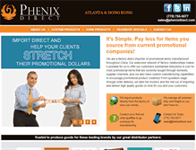 Tablet Screenshot of phenixdirect.com